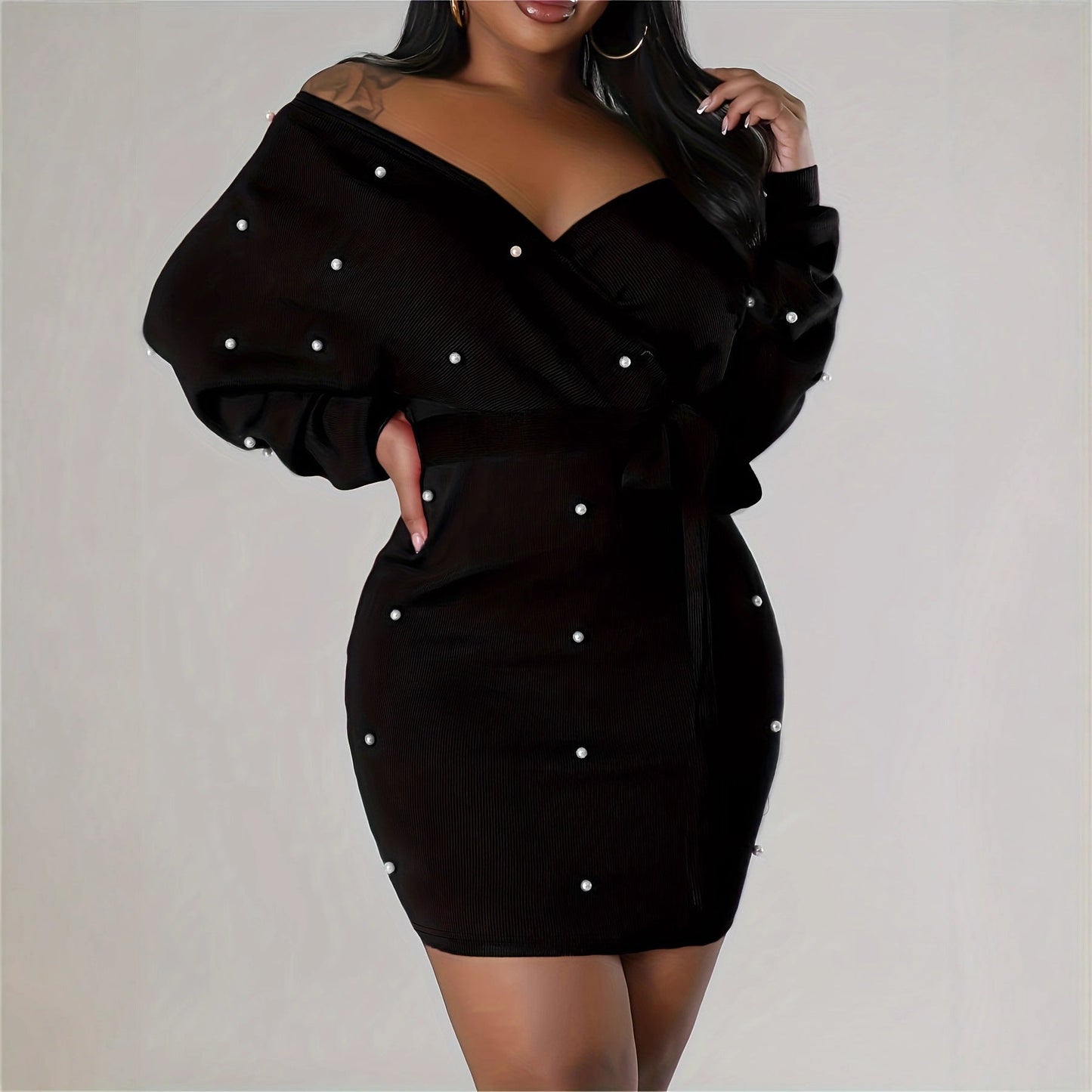 Beaded Bodycon Dress