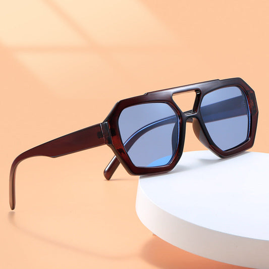 Square Double Beam Sunglasses