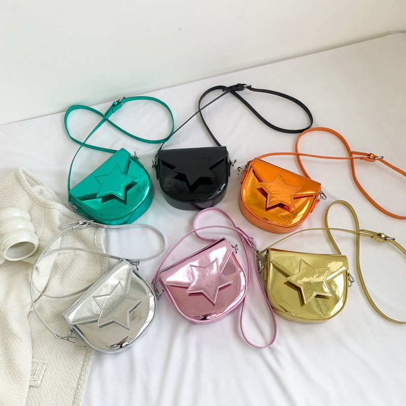 Sweet Cool Five-pointed Star Crossbody Shoulder Bag