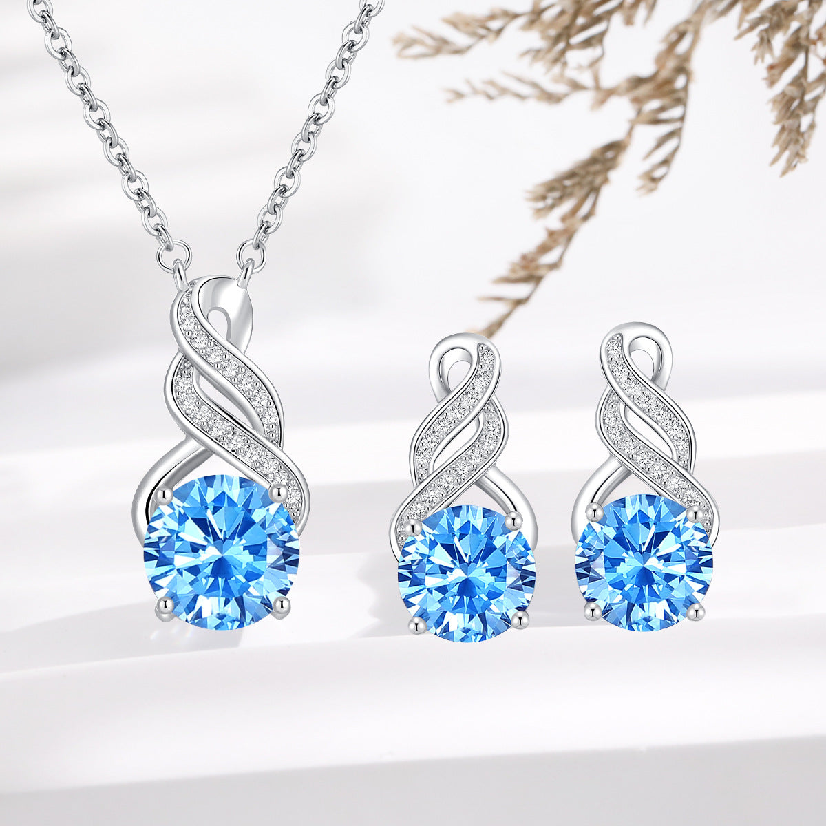 Cross Moissanite Earrings For Women