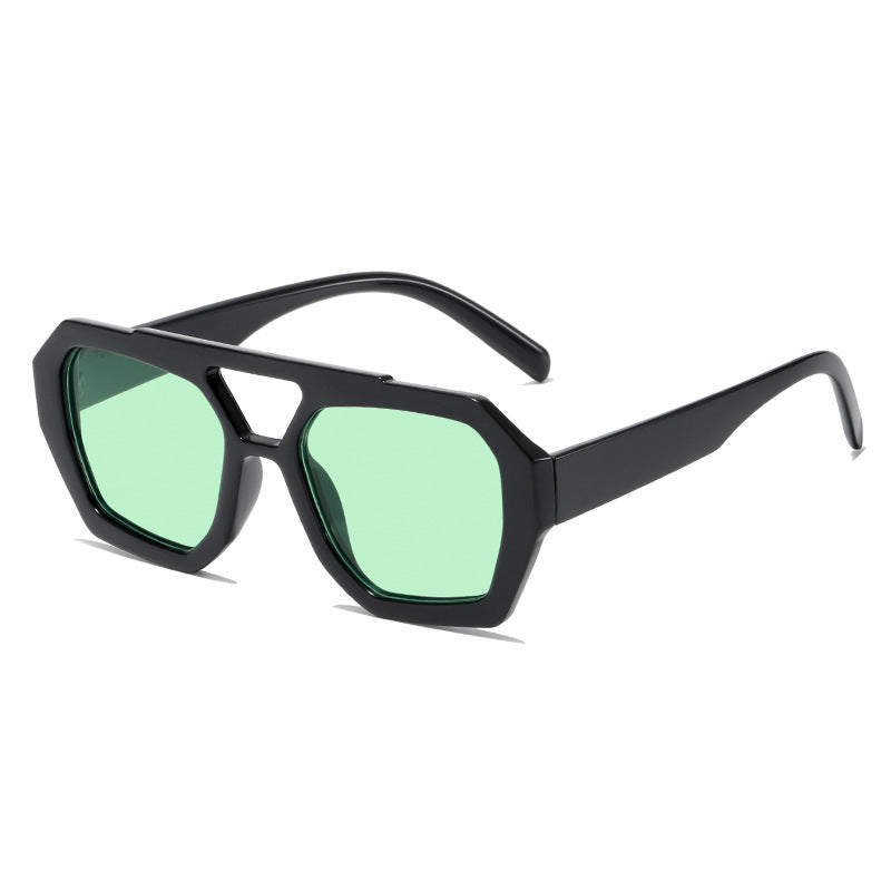 Square Double Beam Sunglasses