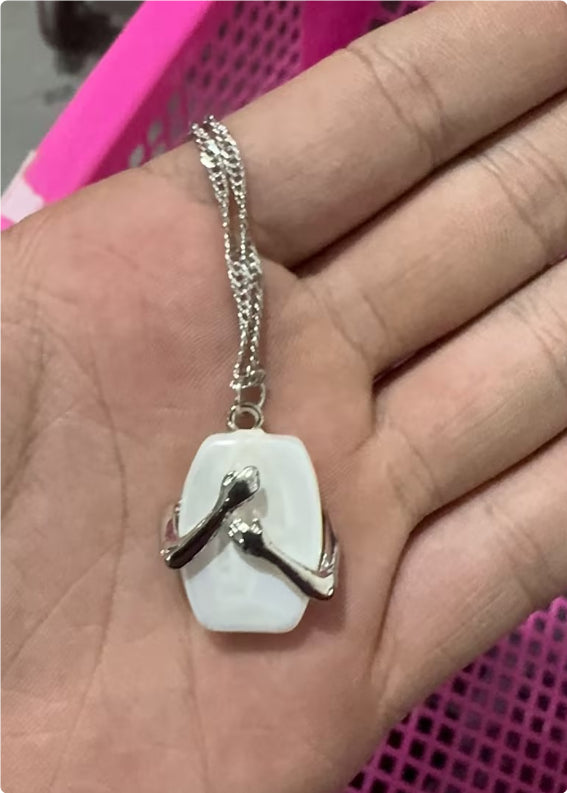 Unique Square Baroque Pearl Necklace