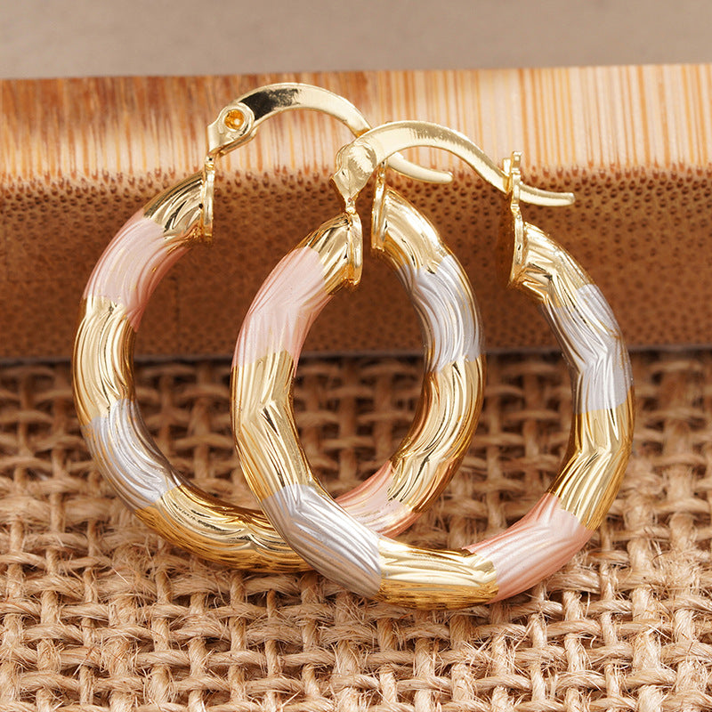 Metal Multi-color Trendy Earrings