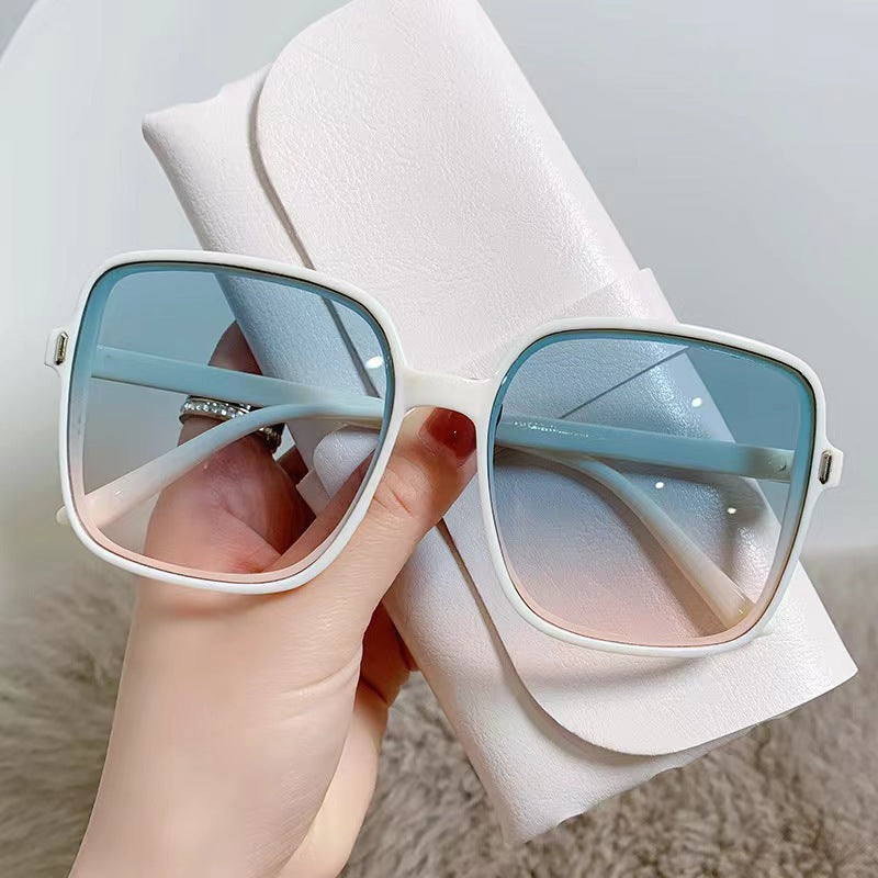 Oversized Frame Sunglasses UV Protection