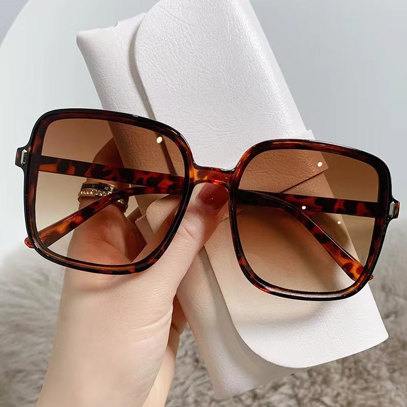 Oversized Frame Sunglasses UV Protection