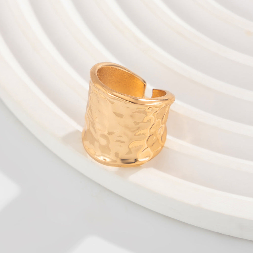 Inlaid Pearl Flower Ring