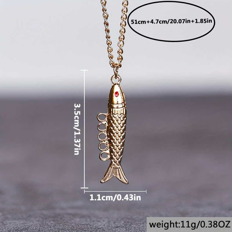 Golden Little Fish Necklace