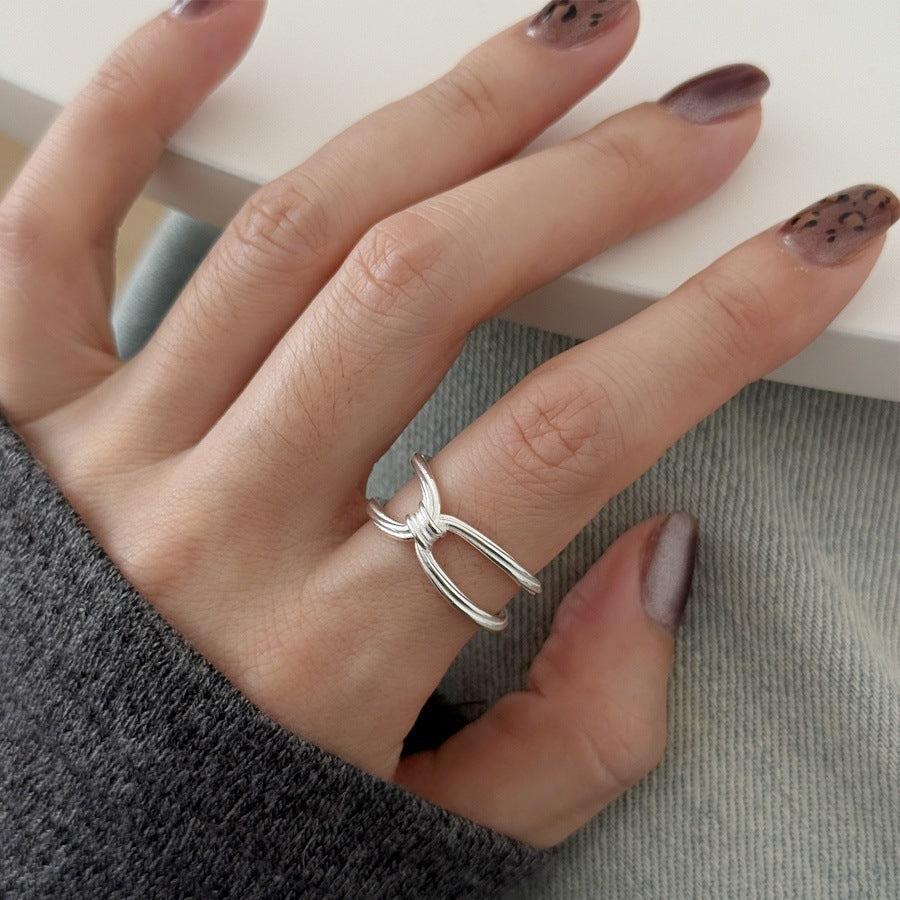 S925 Sterling Silver Women Rings, Minimalist Non-Tarnish Vintage Jewelry