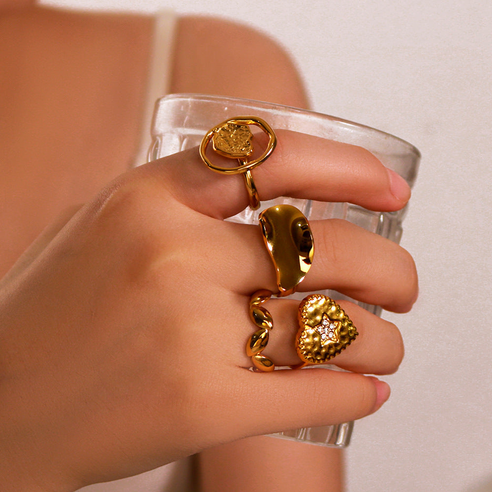 Luxury High-End Heart-Shaped Ring