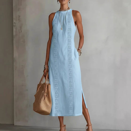 Halter Neck Sleeveless Dress