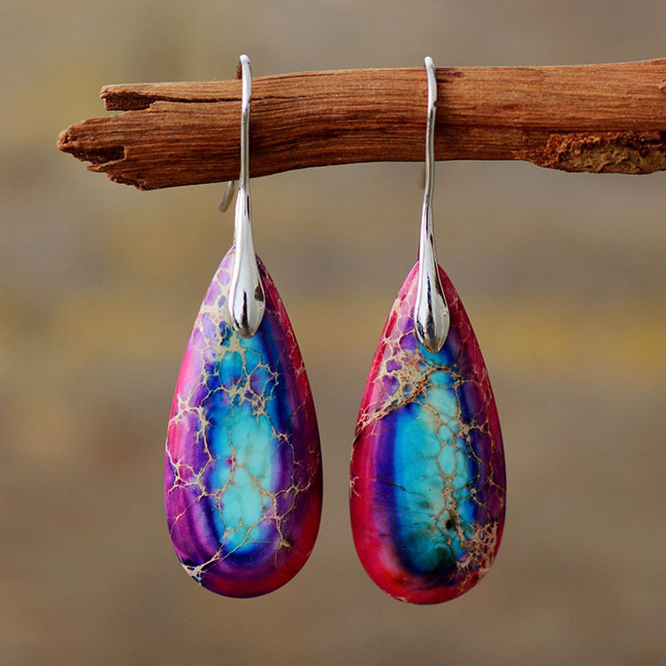 Stone Drop Earrings