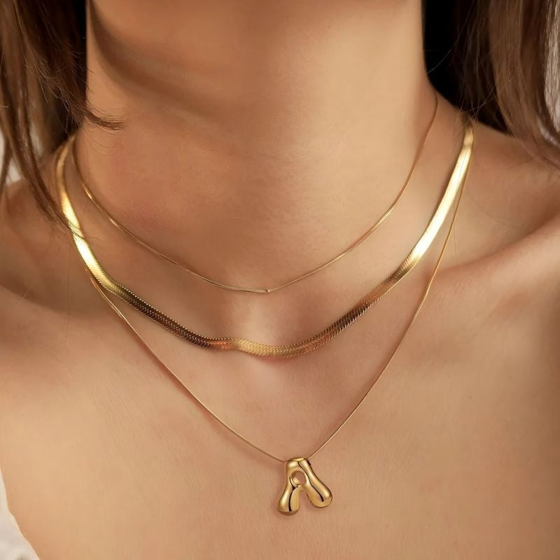 Letter Design Necklace