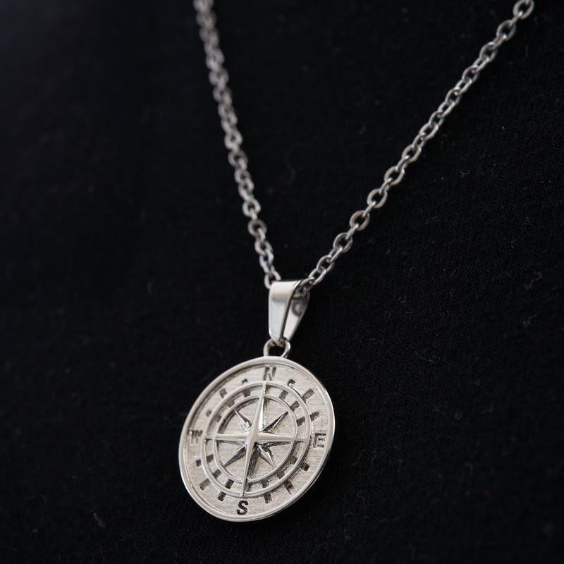 Compass Hip Hop Necklace