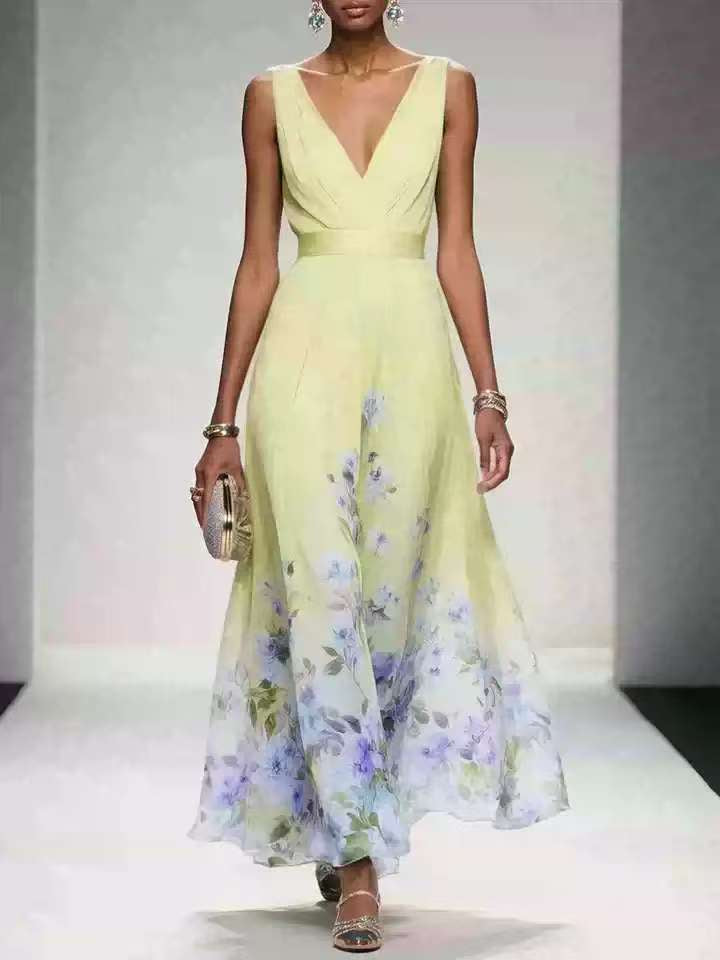 Evening Gown Elegant V-neck Cross-border Dress