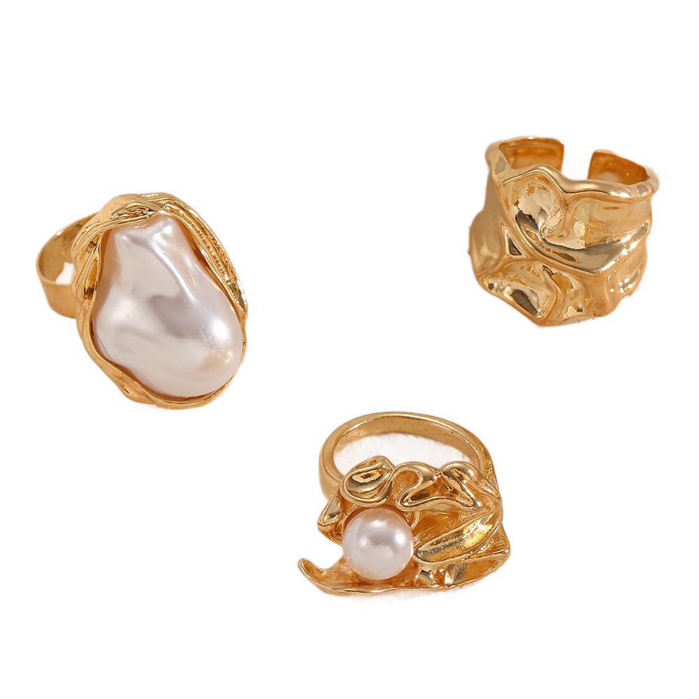 Pearl Open Ring